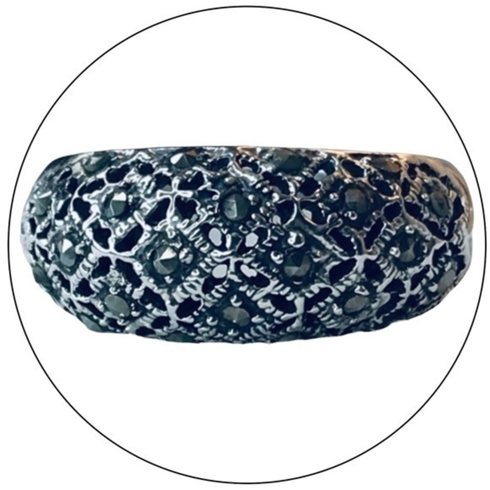 MARCASITE RING STERLING SILVER 925